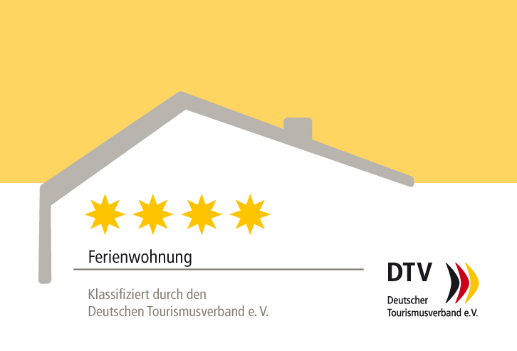 DTV-Klassifizierung - Ferienwohnung mit 4 Sternen
